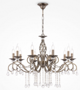 Maytoni Grace Бронза Подвесная люстра E14х10, RC247-PL-10-R