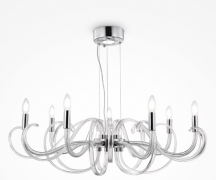Maytoni Atlanta Хром/Прозрачный Подвесная люстра E14х7, MOD051PL-07TR