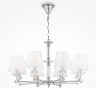 Maytoni Riverside Хром Подвесная люстра E14х8, MOD018PL-08CH