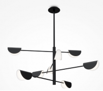 Maytoni Mollis Черный Люстра на штанге G9х8, MOD126PL-08B
