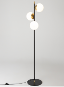 Maytoni Nostalgia Черный с Золотом Напольный светильник (торшер) E14х3 40Вт, MOD048FL-03G