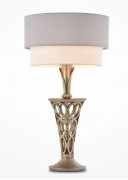 Maytoni Lillian Бронза/Белый и Серый Настольный светильник E27х1 60Вт, H311-11-G