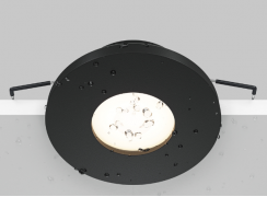 Maytoni Stark Черный Встраиваемый светильник GU10 1x10Вт IP 65, DL083-01-GU10-RD-B