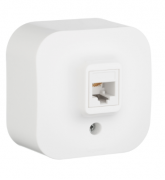 Legrand Quteo Белый Розетка телефонная RJ11