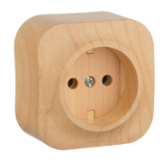 Legrand Quteo Дерево Сосна Розетка б/з, винтовые клеммы