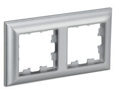 IEK Brite DECOR Алюминий 3D-форма Рамка 2-ая