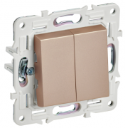 IEK Skandy Песчаный Переключатель 2-клавишный