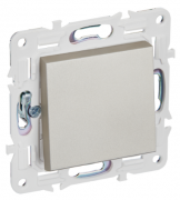 IEK Skandy Шампань Выключатель 1-клавишный