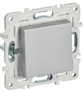 IEK Skandy Серебряный Переключатель 1-кл перекрестный сх.7