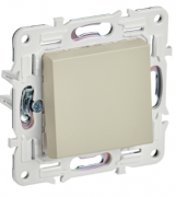 IEK Skandy Бежевый Переключатель 1-клавишный