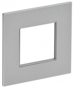 IEK Skandy Металл Серебряный Рамка 1-ая