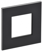 IEK Skandy Металл Черный Рамка 1-ая