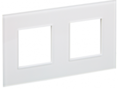 IEK Skandy Стекло Белое Рамка 2-ая