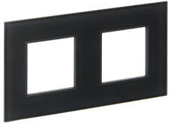 IEK Skandy Стекло Графит Рамка 2-ая