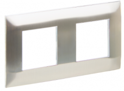 IEK Skandy Металл Никель Рамка 2-ая