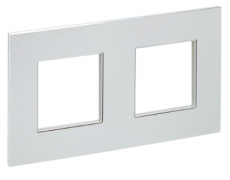 IEK Skandy Металл Серебряный Рамка 2-ая