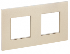 IEK Skandy Металл Шампань Рамка 2-ая