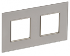 IEK Skandy Стекло Шампань Рамка 2-ая