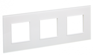 IEK Skandy Стекло Белое Рамка 3-ая