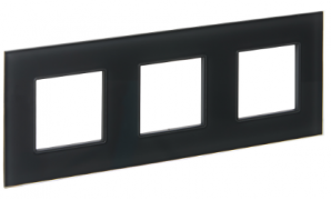 IEK Skandy Стекло Графит Рамка 3-ая