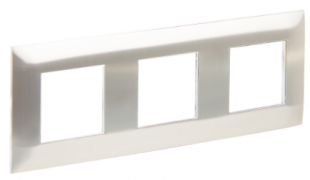 IEK Skandy Металл Никель Рамка 3-ая