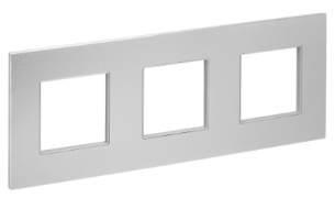 IEK Skandy Металл Серебряный Рамка 3-ая