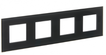 IEK Skandy Стекло Графит Рамка 4-ая