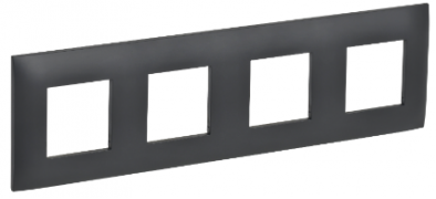 IEK Skandy Металл Черный Рамка 4-ая