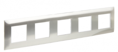 IEK Skandy Металл Никель Рамка 5-ая