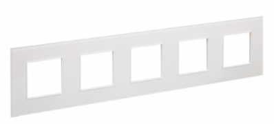 IEK Skandy Стекло Белое Рамка 5-ая