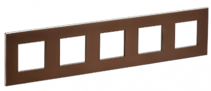 IEK Skandy Металл Шоколад Рамка 5-ая