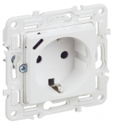 IEK Skandy Белый Розетка с/з+USB тип С 18Вт с быстрой зарядкой, (USB type-C 5V, USB type-A 5V, 3,1 А)