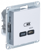 Atlas Design Лотос Розетка USB тип-C 65Вт с быстрой зарядкой
