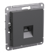 Atlas Design Базальт Розетка компьютерная 1-ая RJ45, кат.5e