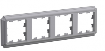 Atlas Design Antique Сталь Рамка 4-ая
