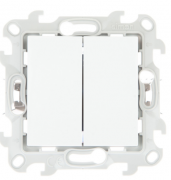 Simon 24 Harmonie Белый Переключатель 2-кл