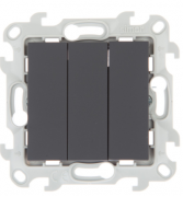 Simon 24 Harmonie Графит Выключатель 3-кл