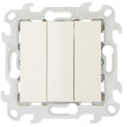 Simon 24 Harmonie Бежевый Выключатель 3-кл