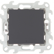 Simon 24 Harmonie Графит Переключатель 1-кл с подсветкой