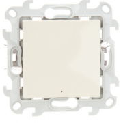 Simon 24 Harmonie Бежевый Переключатель 1-кл с подсветкой