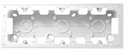 Simon 24 Harmonie Белый Коробка 3 пост для накладного монтажа