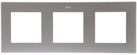 Simon 24 Harmonie Алюминий Рамка 3-ая