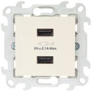 Simon 24 Harmonie Бежевый Розетка USB 5В 2.4A