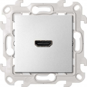 Simon 24 Harmonie Алюминий Розетка HDMI v1.4