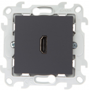 Simon 24 Harmonie Графит Розетка HDMI v1.4