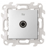 Simon 24 Harmonie Алюминий Розетка TV оконечная