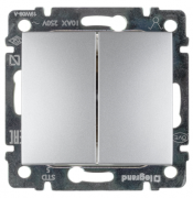 Legrand Valena Алюминий Выключатель 2-кл