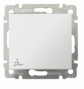 Legrand Valena БелыйВыключатель 1-клавишный IP44 (со стандартной рамкой)