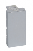 Legrand Mosaic Алюминий Заглушка 1 модуля
