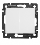 Legrand Valena Белый Выключатель 2-кл